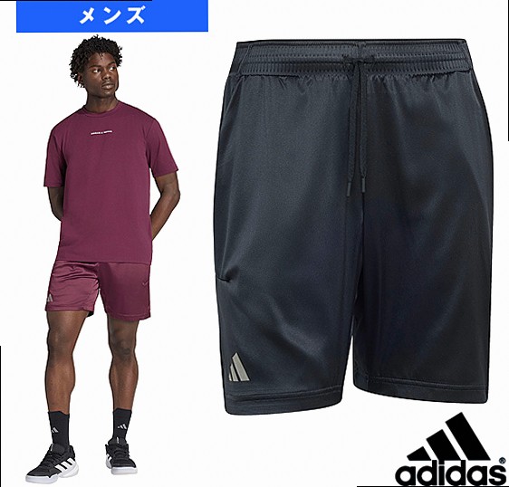 [adidas Apparel (Men's/Unisex)] Tennis New York ERGO Pro Shorts Men's ZF095